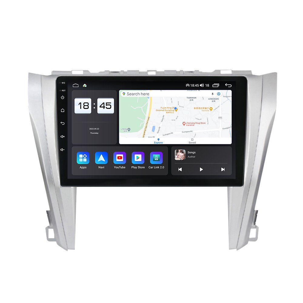 10 Inch Android Car Radio Audio for Toyota Camry 2015-2017 GPS BT Multimedia Player Navigation System 360 Camera