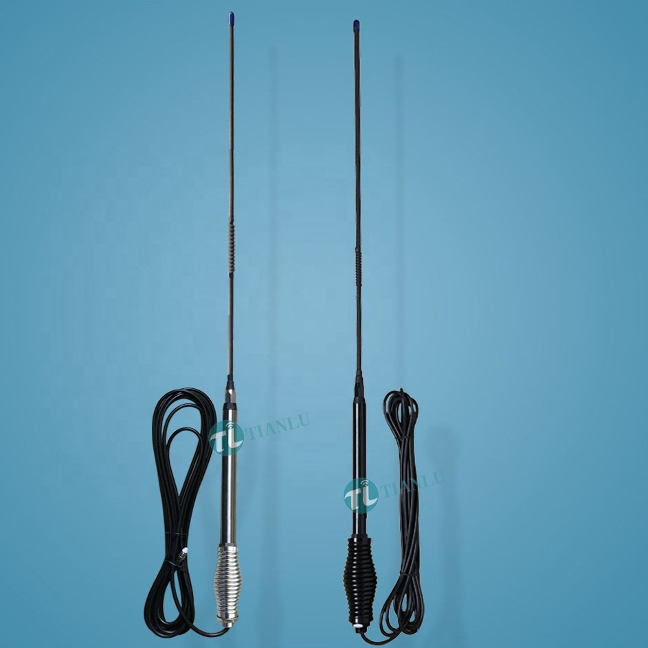 High quality 5.5dBi Heavy duty stainless steel spring base UHF 477MHz mobile vehicle antenna