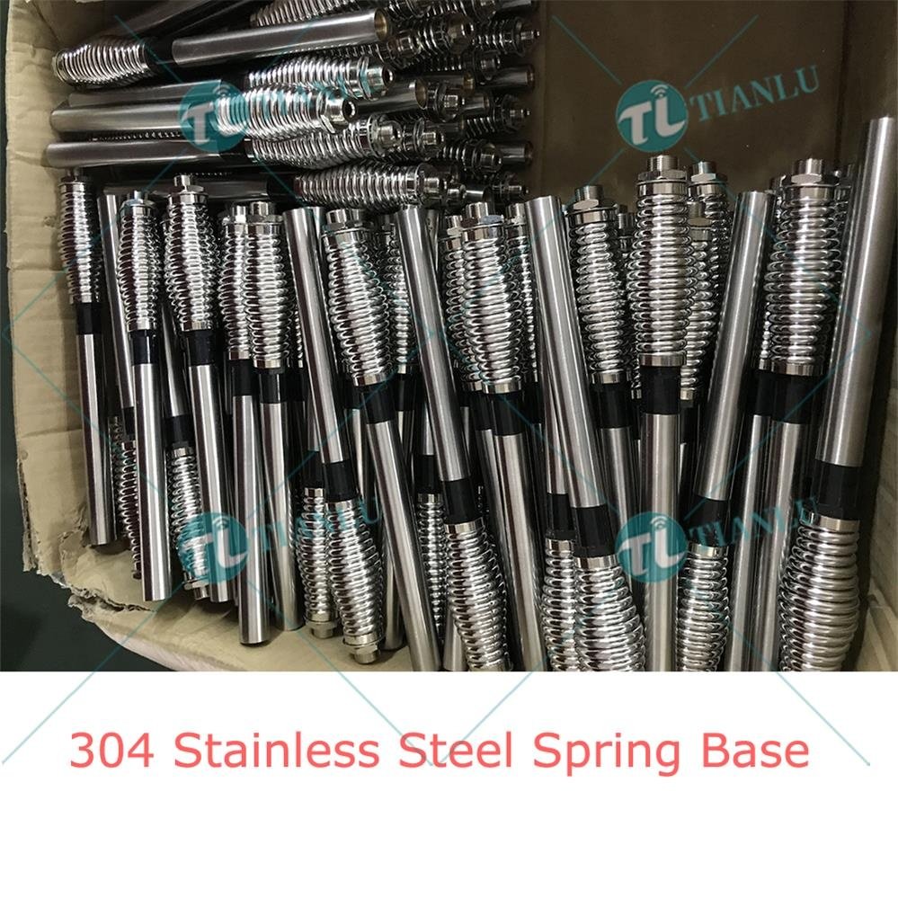 High quality 5.5dBi Heavy duty stainless steel spring base UHF 477MHz mobile vehicle antenna