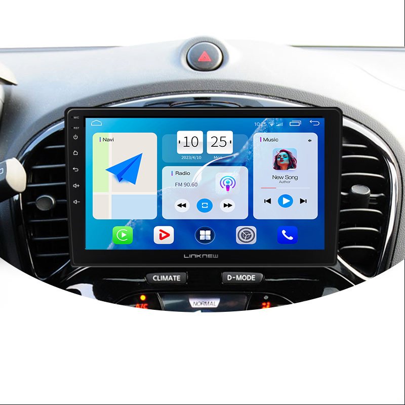 Android Stereo 9Inch Touch Screen in Dash GPS Navigation FM Car Radio with Dual USB WiFi Mirror Link for IOS/Android