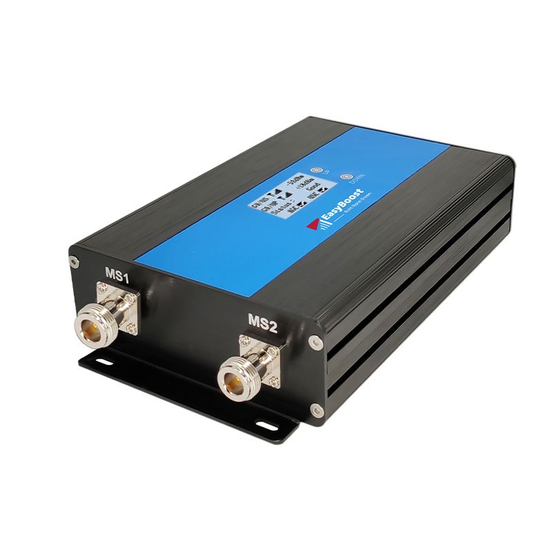 Boost Your EGSM 3G 4G Cellular Signal with 900/2100Mhz Signal Repeater 5G with Two Indoor Antennas LCD and Tuya App monitoring