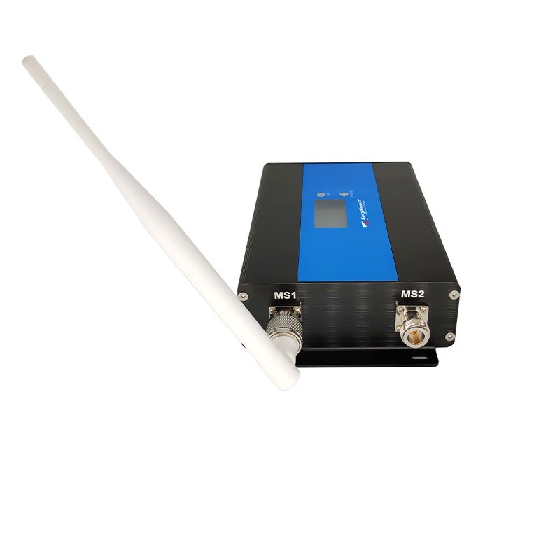 Boost Your EGSM 3G 4G Cellular Signal with 900/2100Mhz Signal Repeater 5G with Two Indoor Antennas LCD and Tuya App monitoring