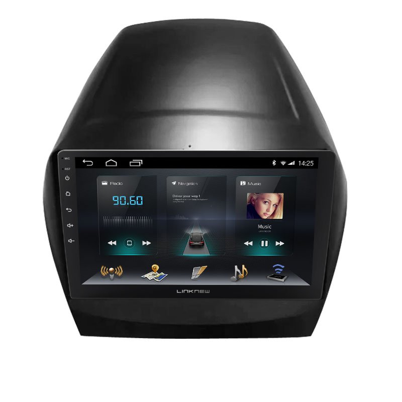 LINKNEW F10Android 10.0 Tesla Screen Car Radio DVD Player GPS Navigation for Hyundai Tucson 2 IX35 2010-2015