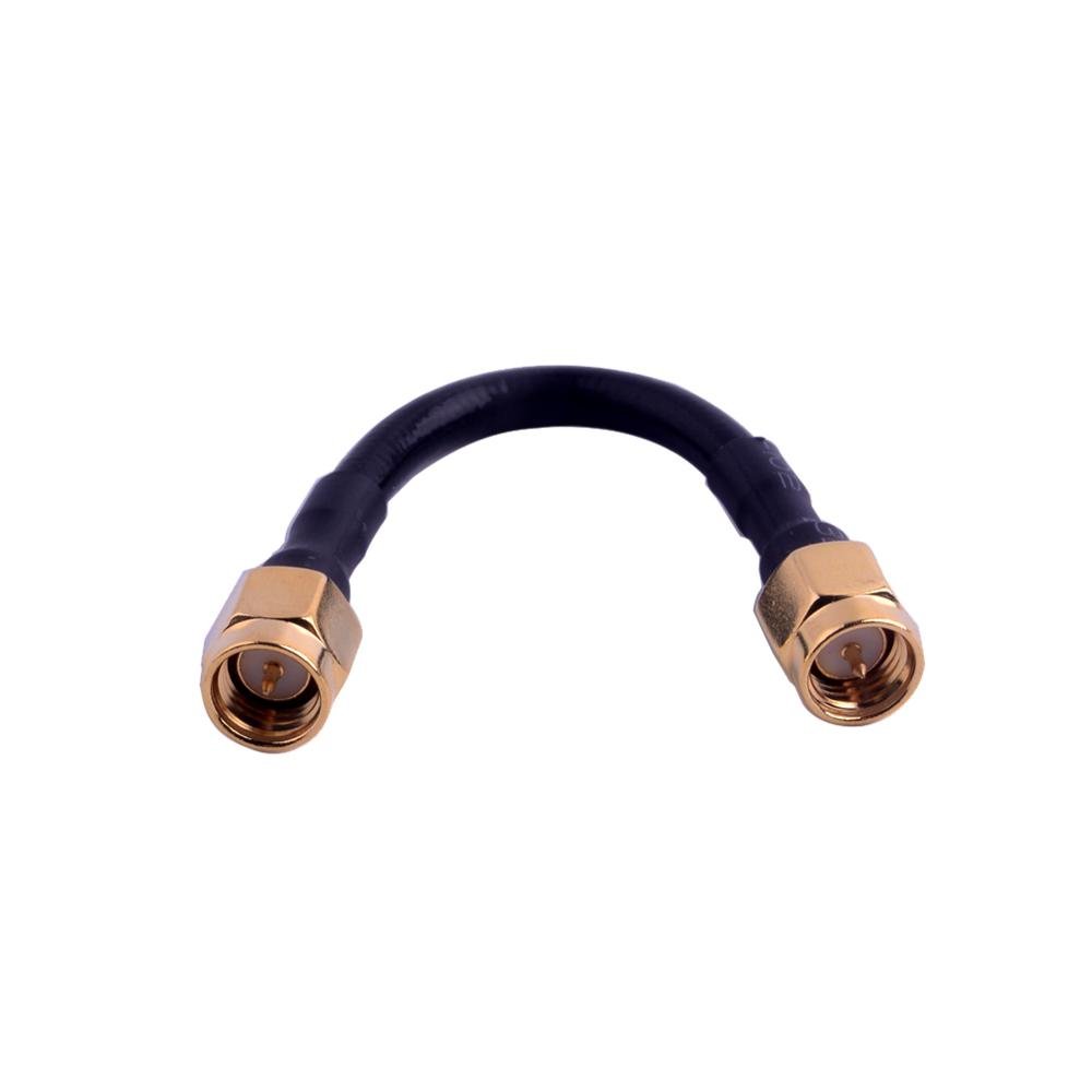 5.8GHz FPV Triple Feed Patch Antenna 14dBi RP-SMA Male to SM a Male Adapter Directional Circularly Polarized for Drone Airplane