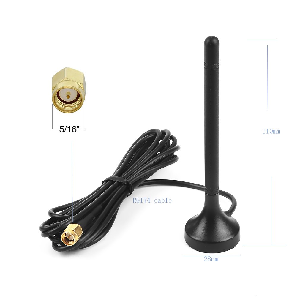 High Gain 3dBi 4G LTE Antenna Good performance Magnet Base long range 5km 2.4G WIFI Wireless Car Mobile Antenna