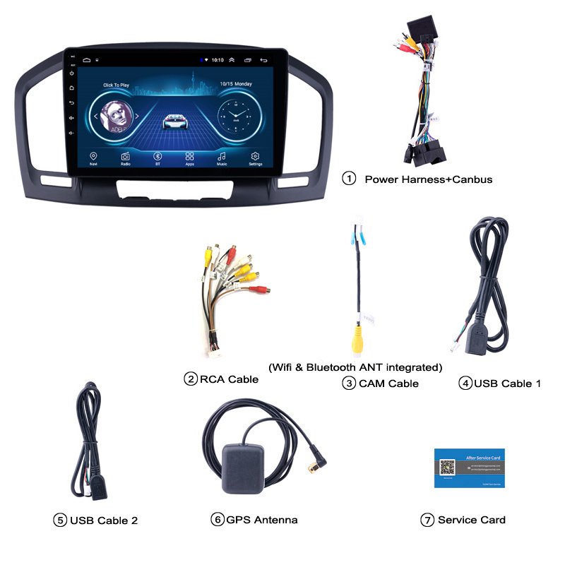 Android 10 Car DVD Player Multimedia for Opel Insignia CD300 CD400 Regal 2010 2011 2012 Radio Stereo GPS Navigation(a5337d30)