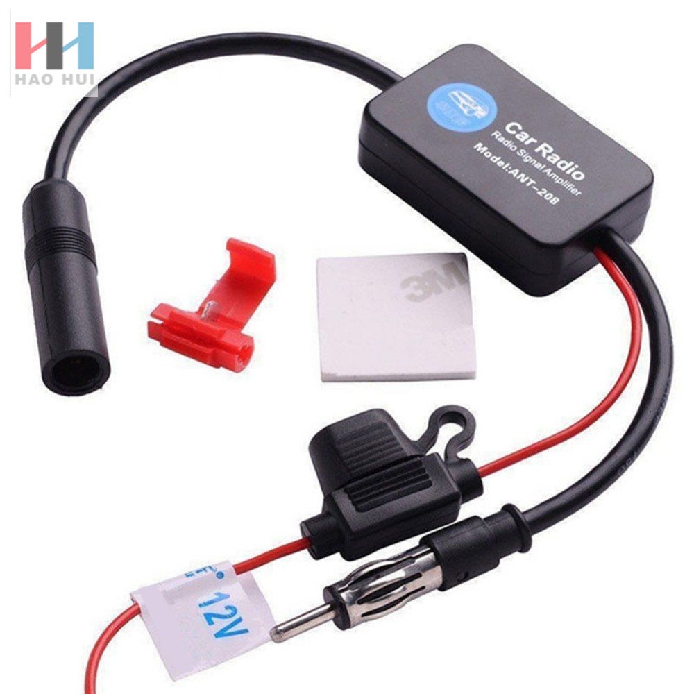 C0058 Universal 12V Long Life High Quality Tv Signal Booster Amplifier Strengthen Car Radio Fm Antenna