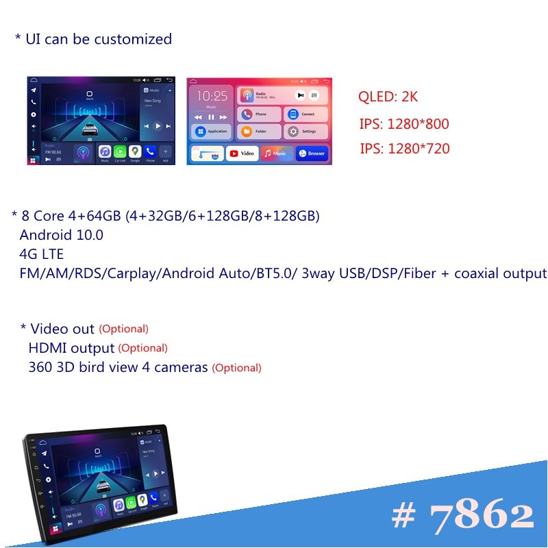 G20 Universal 9 Inch 4G LTE Online Offline Navigation BT Phone Android Car Stereo for Nssan Navara D40 2004-2010