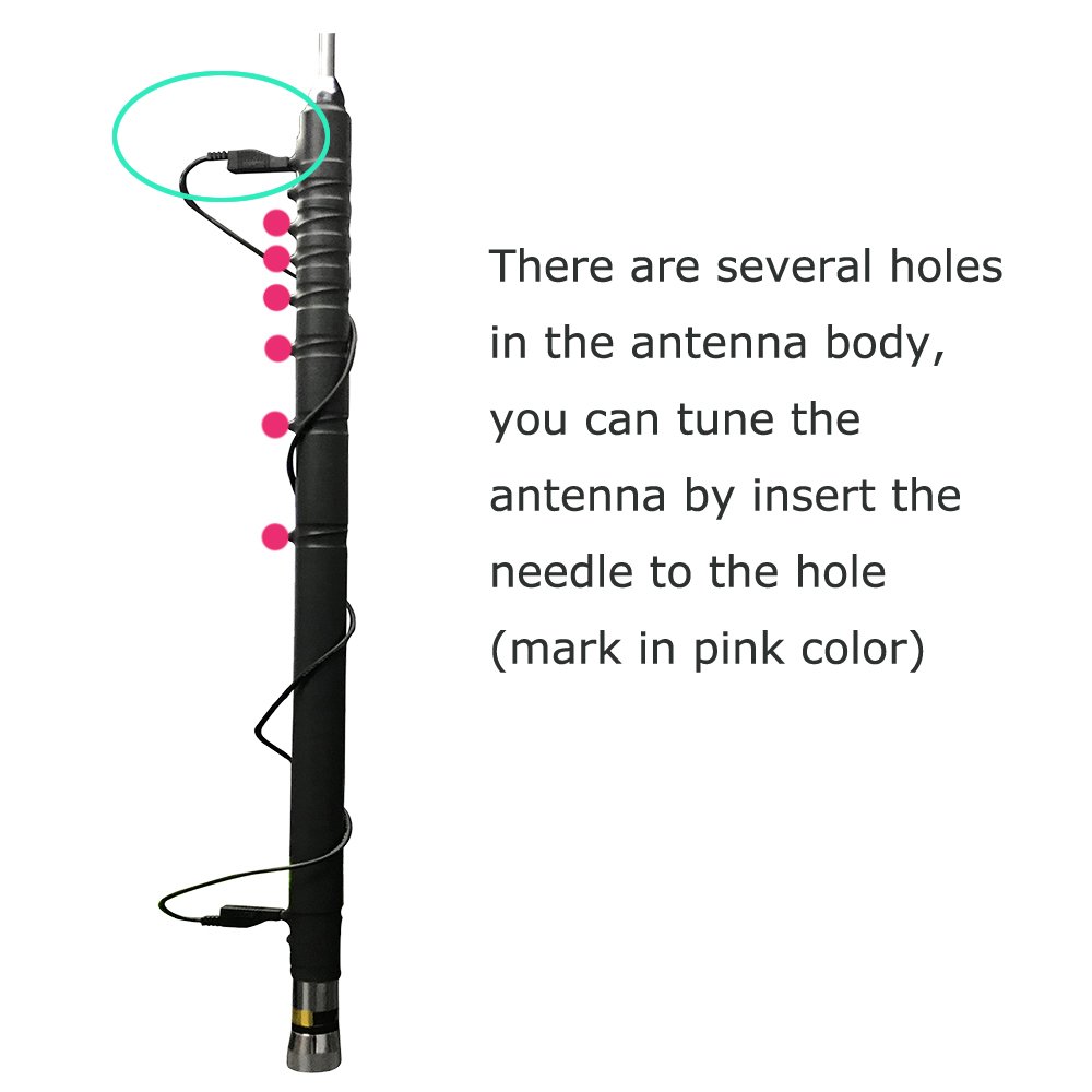 3-50Mhz adjustable frequency HF mobile car Antenna