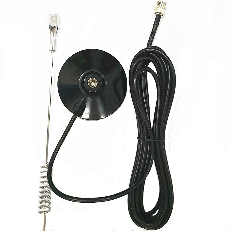 Steel Whip 136-174mhz Magnetic Base Parabolic VHF Car Radio Antenna