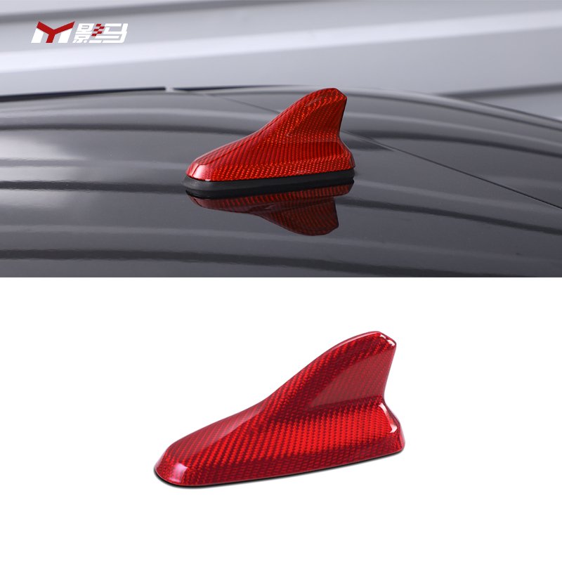 Carbon Fiber Car Roof Antenna Shark Fin Antenna Roof Tail Antenna Decoration for Vw Golf 8 Mk8 Gti Pro R-Line