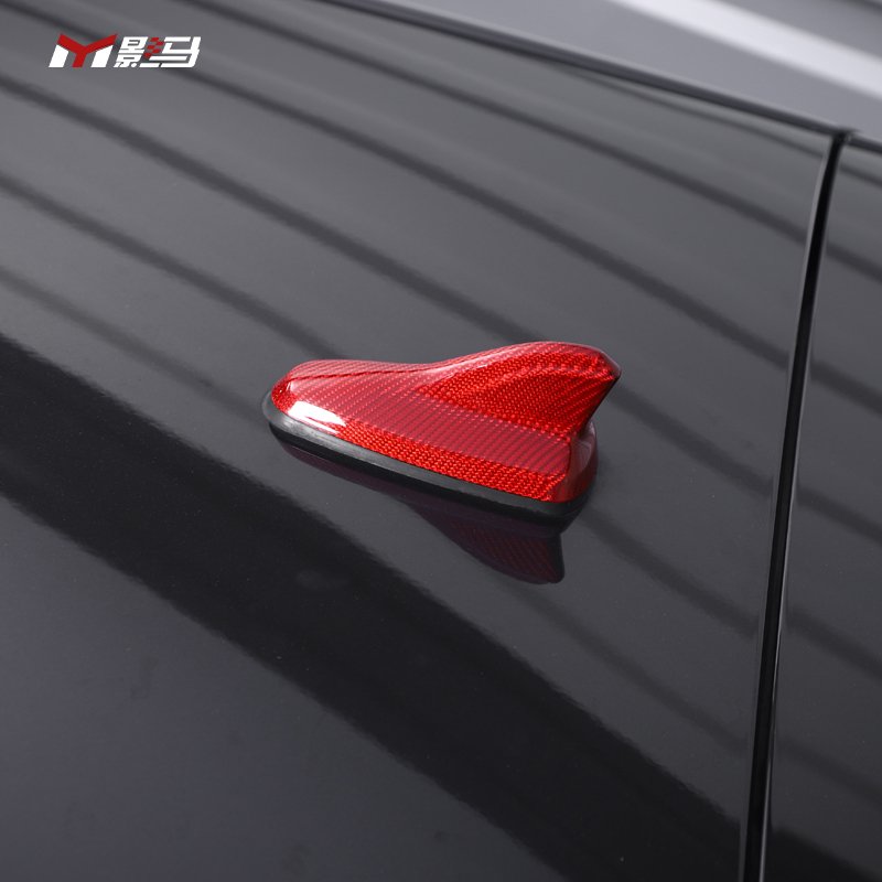 Carbon Fiber Car Roof Antenna Shark Fin Antenna Roof Tail Antenna Decoration for Vw Golf 8 Mk8 Gti Pro R-Line