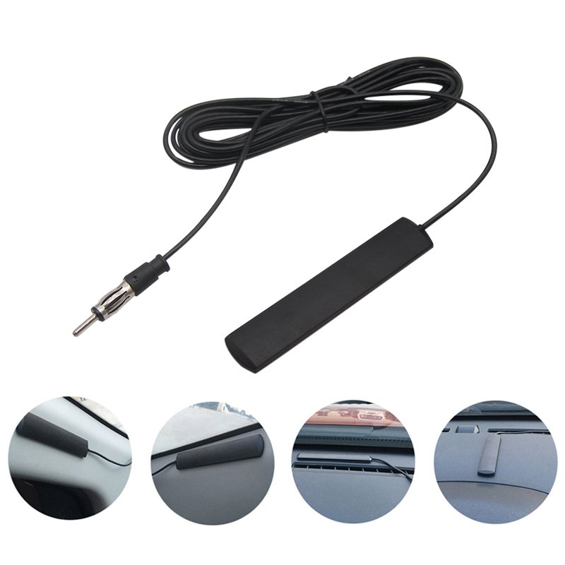 Universal Auto Car Radio FM Antenna Signal Amp Amplifier Marine Car Vehicle Boat RV Signal Enhance Device 5M Length
