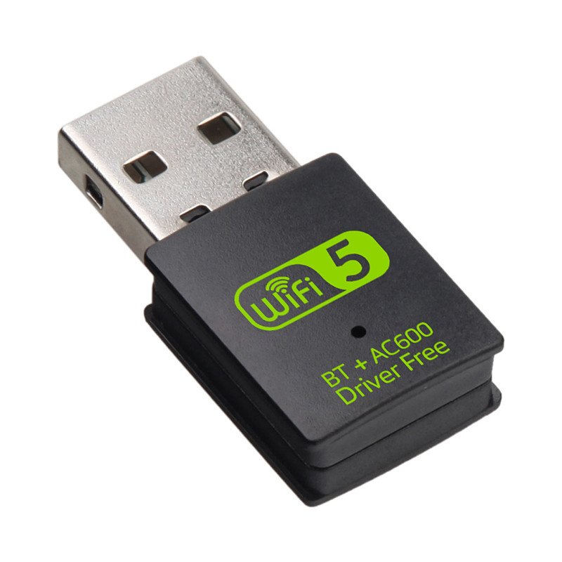 Portable Realtek 8821CU Chip Wireless 600Mbps Mini Dongle BT USB Free Driver Built-in Antenna Wifi Adapter for PC /Laptop/Tablet