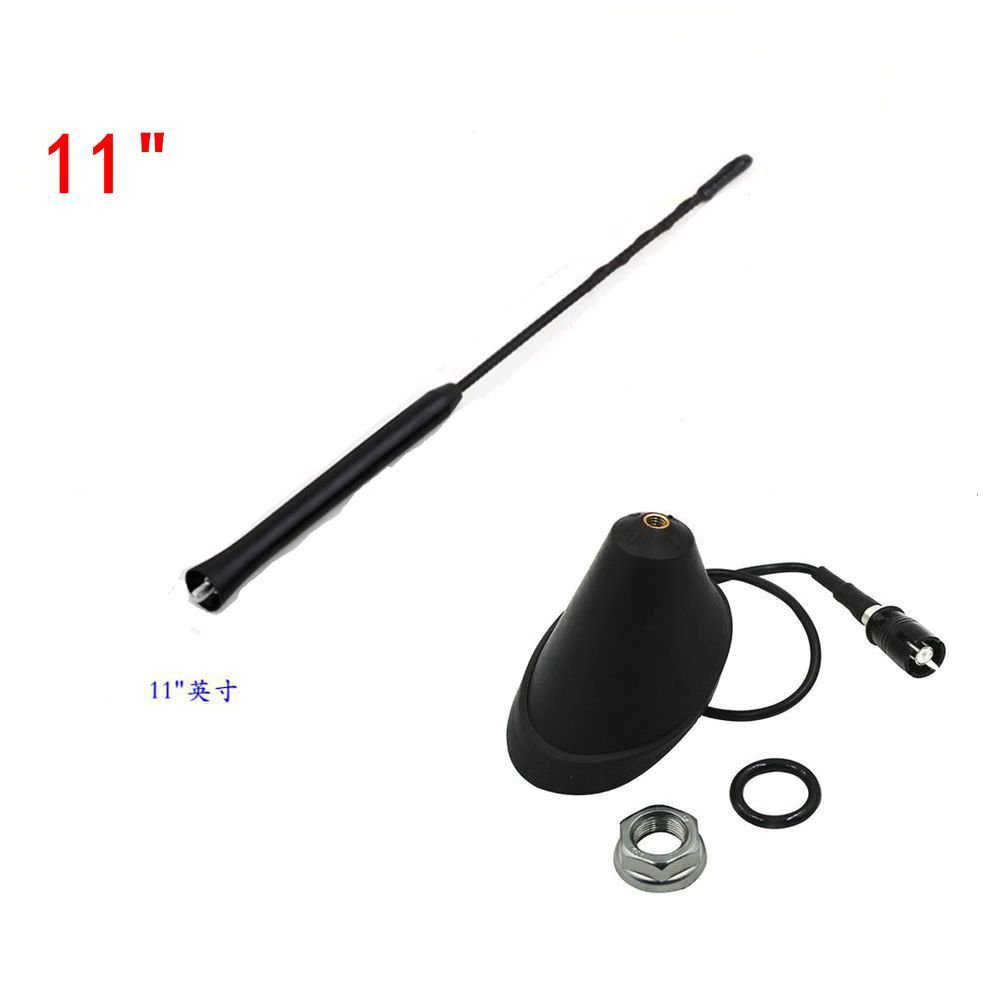 Factory Car Decorations Car Electronic FM/AM Radio Antenna Windshield Mount 12V Black universal car antenna