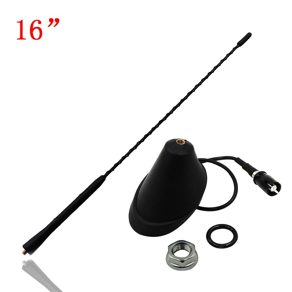 Factory Car Decorations Car Electronic FM/AM Radio Antenna Windshield Mount 12V Black universal car antenna