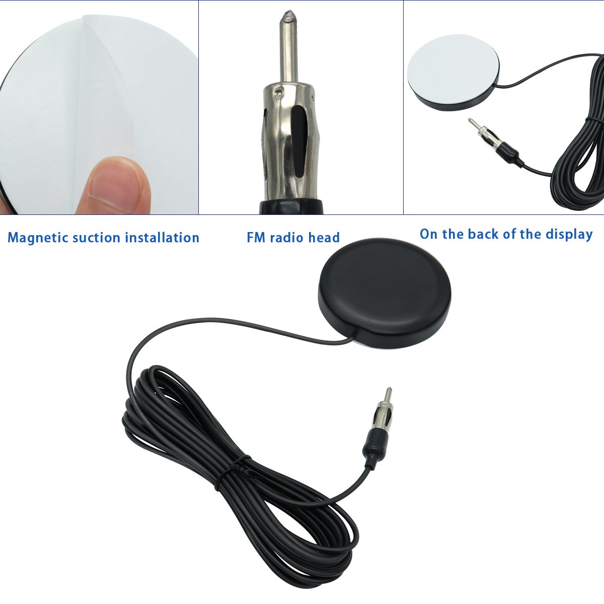 Manufacturers directly supply car digital radio high gain DAB+ antenna AM/FM car radio antenna