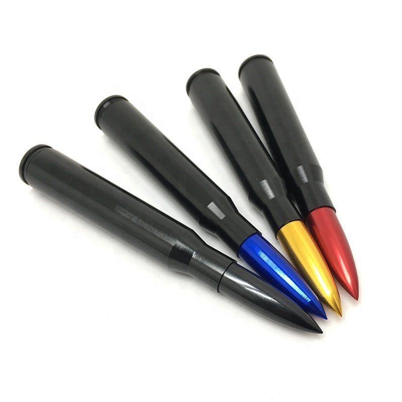 Universal Car Roof Decorative Antenna Short Stubby Aluminium Aerial Replacement Car Accessories Multicolor Long Antenna