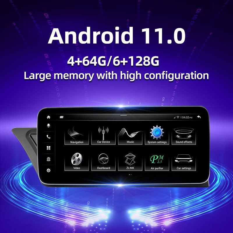 Android 11 10.25inch 8core Car Screen for audi A4 A5 Q5 Sq5 2009-2016