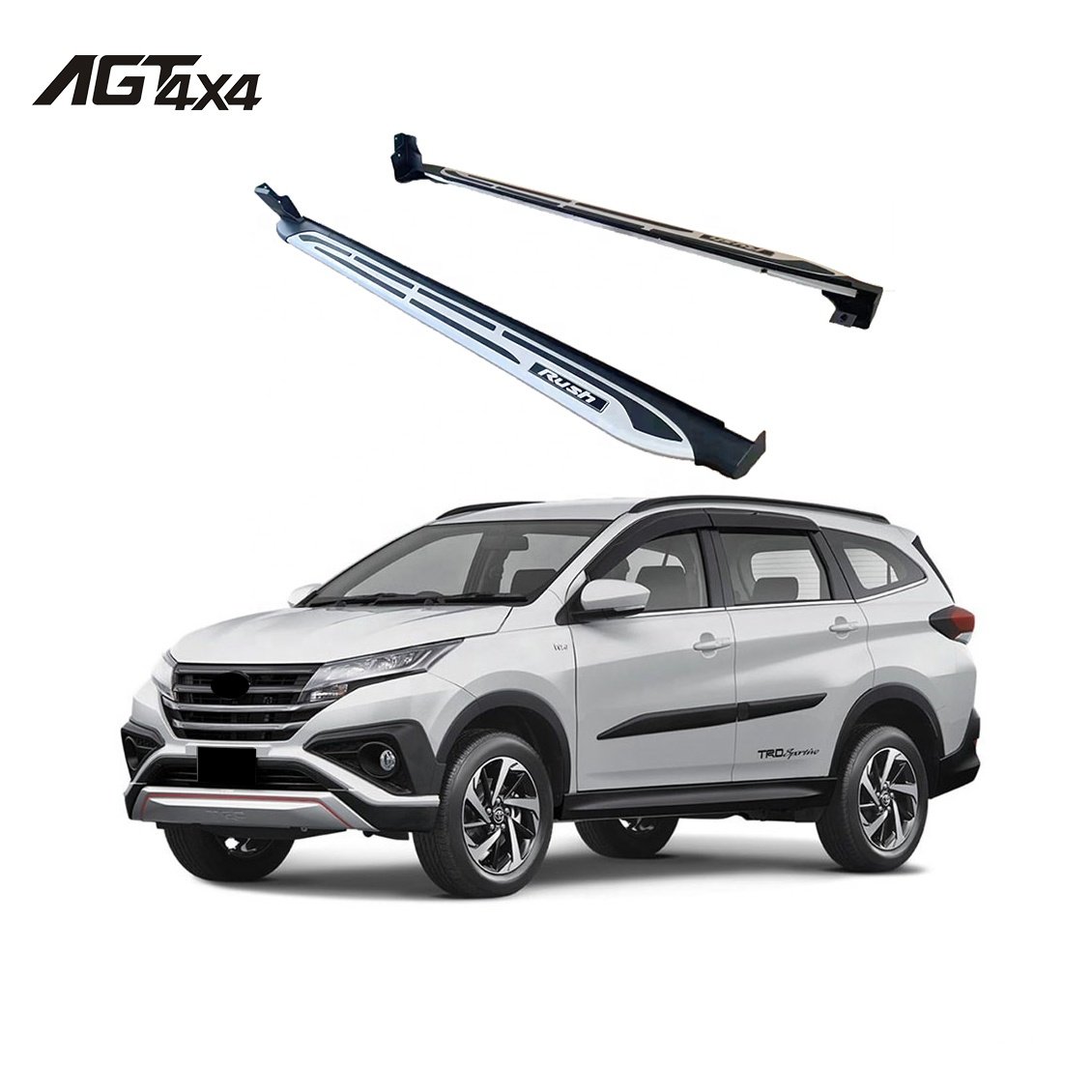 AGT4X4 Auto Accessories Foot Pedal Auto Parts Running Board Side bar Car Part Side Step for TOYOTA RUSH 2016