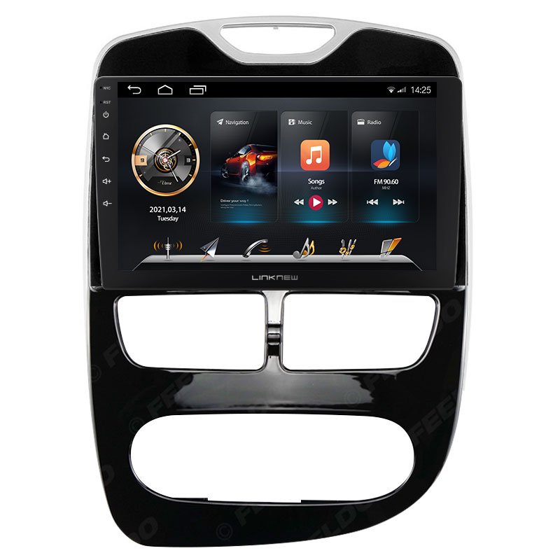 LINKNEW G10 Android 10.0 IPS DSP Car Autoradio DVD Player for Renault Clio 4 BH98 KH98 2013 - 2015 CPU 8 Core DSP 36 EQ 2+32G