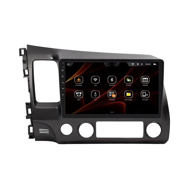 10.1 Inch Car Player Android for Honda CIVIC 2007-2012 Car Radio Video Player MP5 WIFI GPS Navigation Full Touch Screen IPS LHD