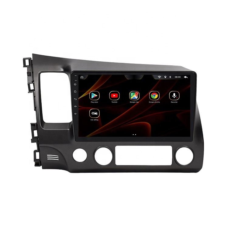 10.1 Inch Car Player Android for Honda CIVIC 2007-2012 Car Radio Video Player MP5 WIFI GPS Navigation Full Touch Screen IPS LHD