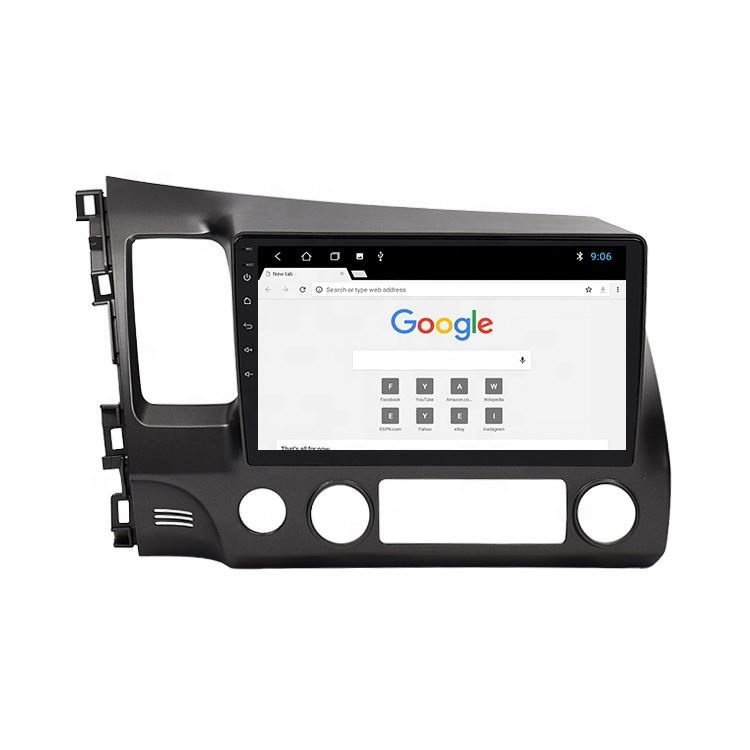 10.1 Inch Car Player Android for Honda CIVIC 2007-2012 Car Radio Video Player MP5 WIFI GPS Navigation Full Touch Screen IPS LHD