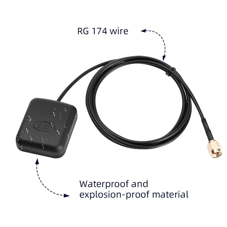 Gps/glonass/beidou antenna design Position Passive External Car Gps Antenna With Adhesive Or Magnetic