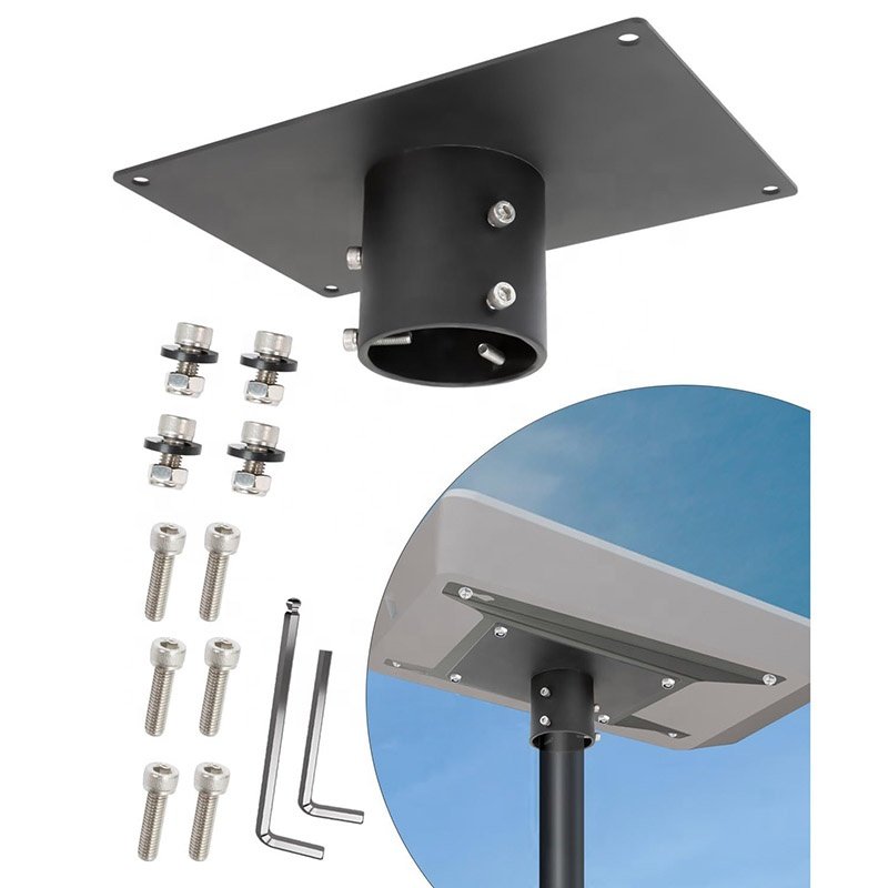 Starlink Antenna Flat High Performance Pole Pipe Mount Clamp Adapter
