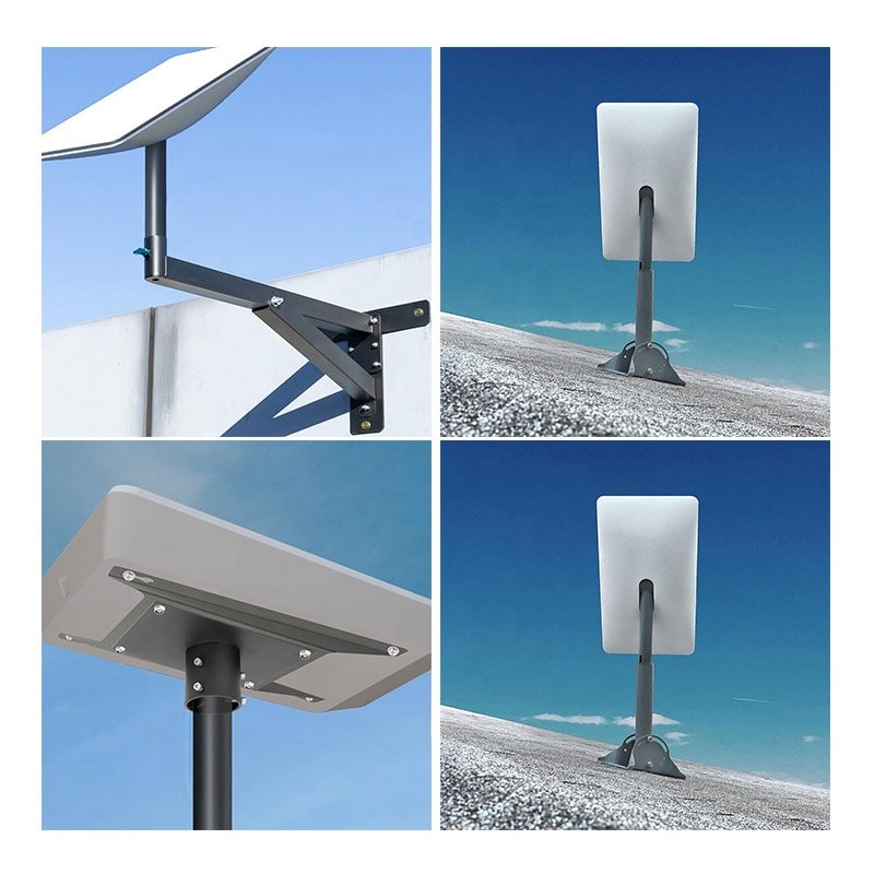 Starlink Antenna Flat High Performance Pole Pipe Mount Clamp Adapter