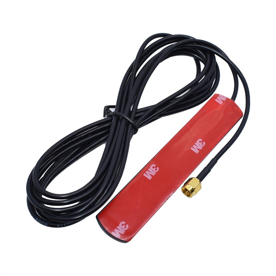 GSM GPRS 3G Car Antenna Patch antenna RG174 Adhesive Type 2.5DBI 850MHZ/900MHZ/1800MHZ/1900MHZ 3000mm