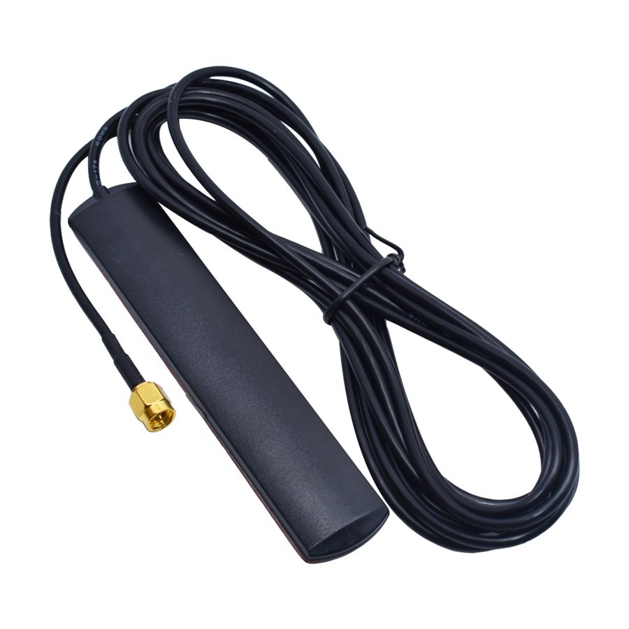 GSM GPRS 3G Car Antenna Patch antenna RG174 Adhesive Type 2.5DBI 850MHZ/900MHZ/1800MHZ/1900MHZ 3000mm