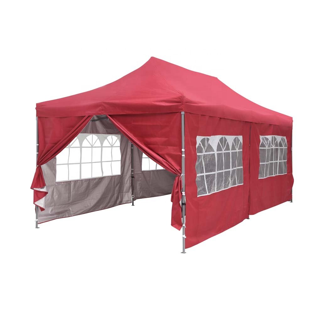 3x4.5m/3x6m Hexagon Steel Frame Outdoor Easy up Canopy Folding Gazebo for Trade Show Tent