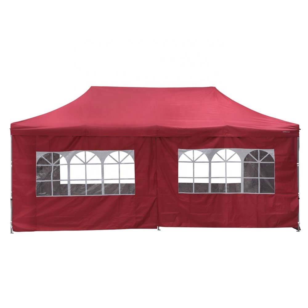 3x4.5m/3x6m Hexagon Steel Frame Outdoor Easy up Canopy Folding Gazebo for Trade Show Tent