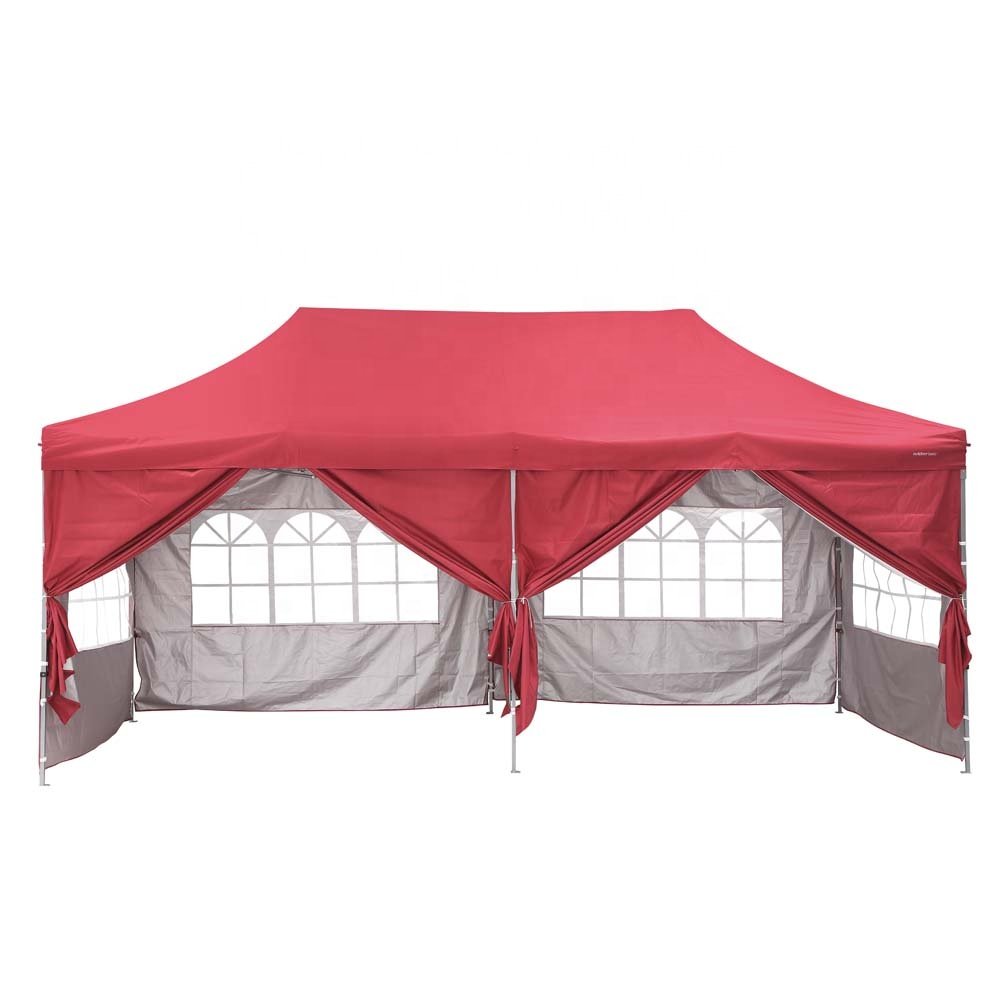3x4.5m/3x6m Hexagon Steel Frame Outdoor Easy up Canopy Folding Gazebo for Trade Show Tent