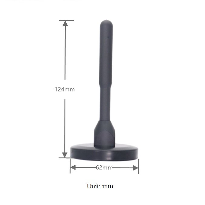 600-6000MHz 25dbi high gain waterproof magnetic mount GSM 3g 4g 5g aerial SMA male outdoor use lte 4g 5g car antenna