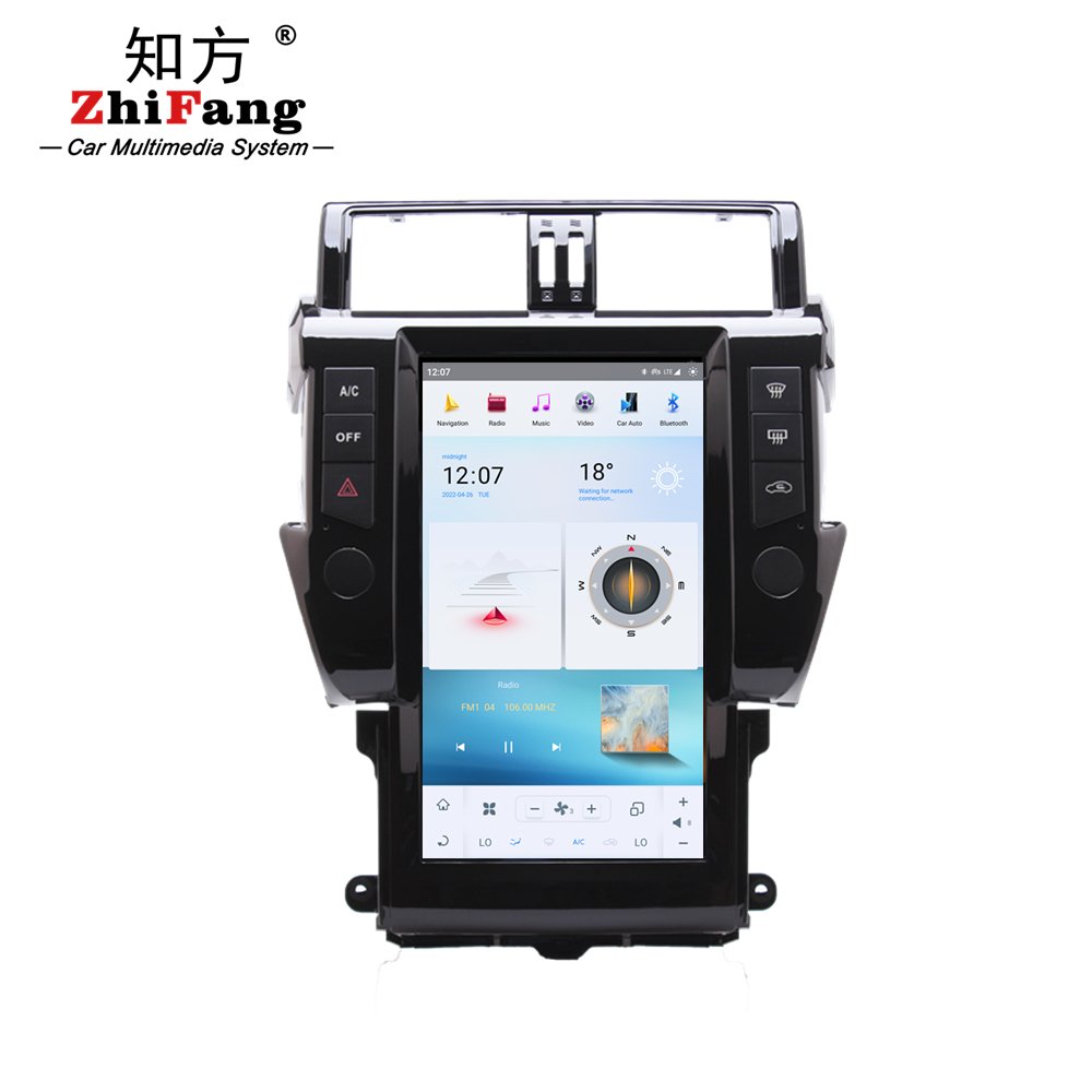 13.6 Android 11 8+128GB for Toyota Prado 150 2014-2017 Car GPS Navigation Multimedia Player Head Unit Radio