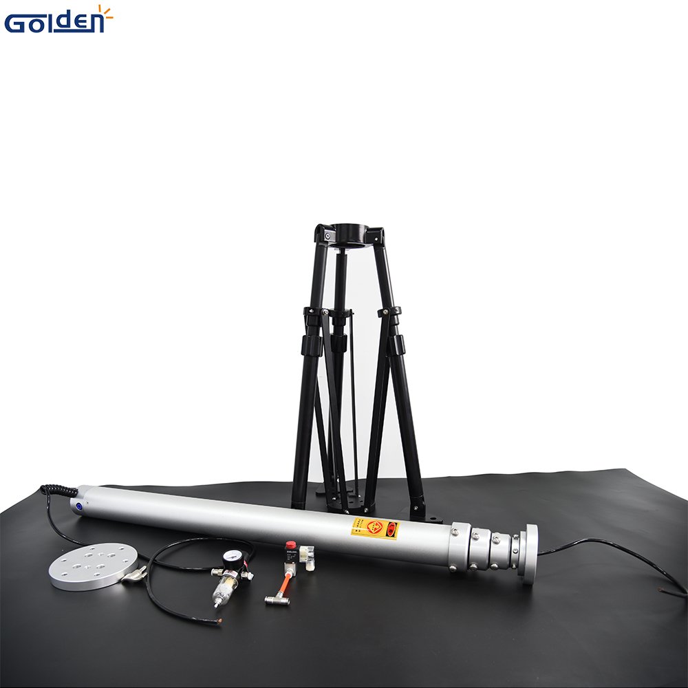 Tripod Stand Lightweight Telescoping Pole Construction Air-Cushioned Aluminum Telescoping Mast