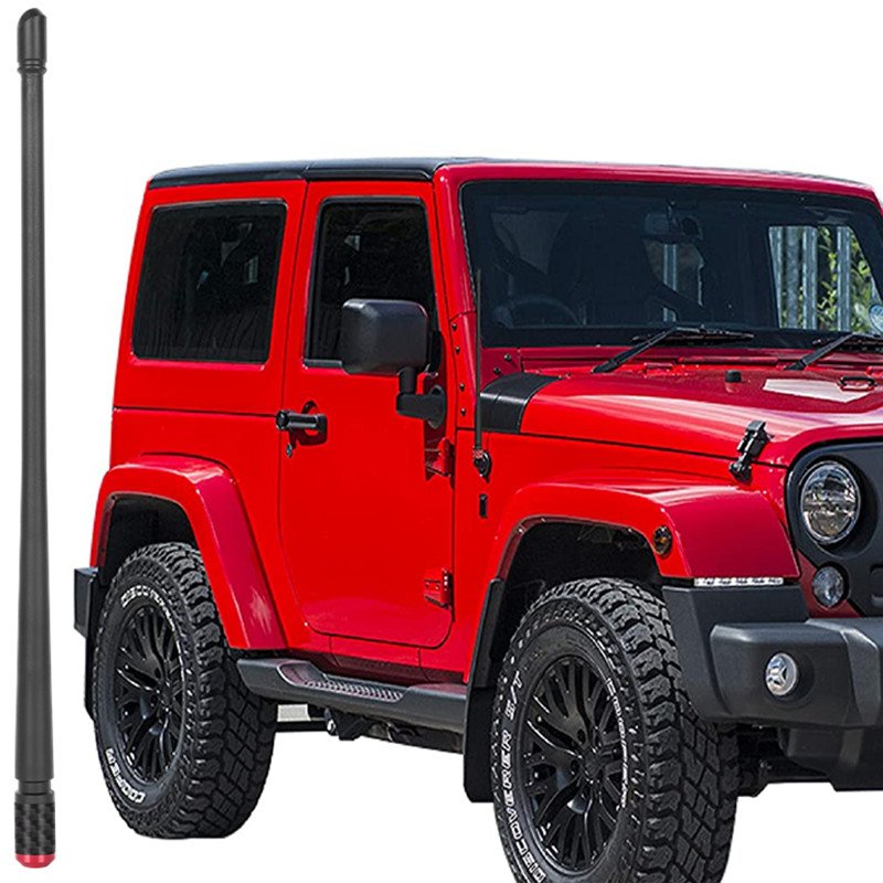 13 Inch Car Antenna Wrangler JK Rubicon Sahara Rubber Antenna for Off-road Vehicle
