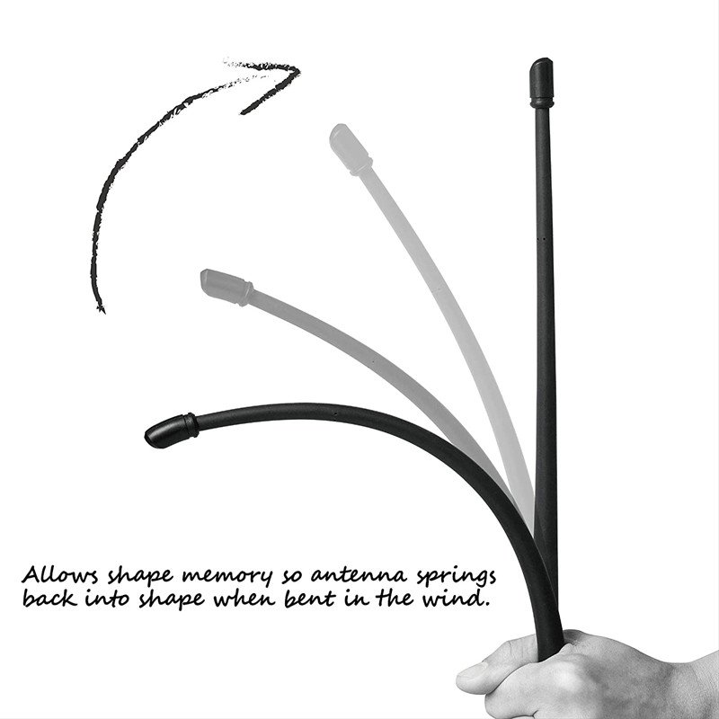 13 Inch Car Antenna Wrangler JK Rubicon Sahara Rubber Antenna for Off-road Vehicle