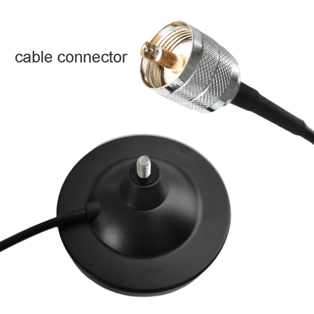 CB Antenna 28 Inch Portable Indoor/Outdoor Antenna with Heavy Duty Magnet Mount Mobile / Car Radio 27MHZ All CB Radio Antenna
