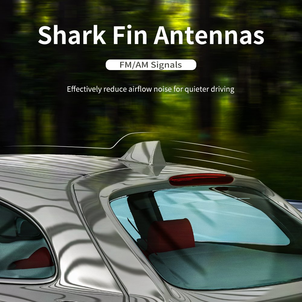 Waterproof Auto Signal Decoration Roof Dummy Automatic Shark Fin Car Antenna Aerial