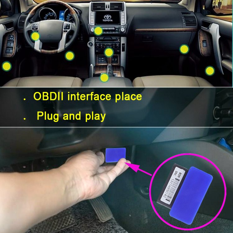 Car Tracking Device Odb Obd2 Obd Ii Sim Card Vehicle Gps tracker Programmable with Diagnostic APP