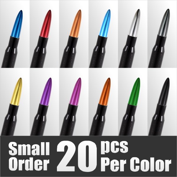 High Performance Universal Bullet Antenna Aluminum Car Antenna 135mm for Replace Made in Taiwan