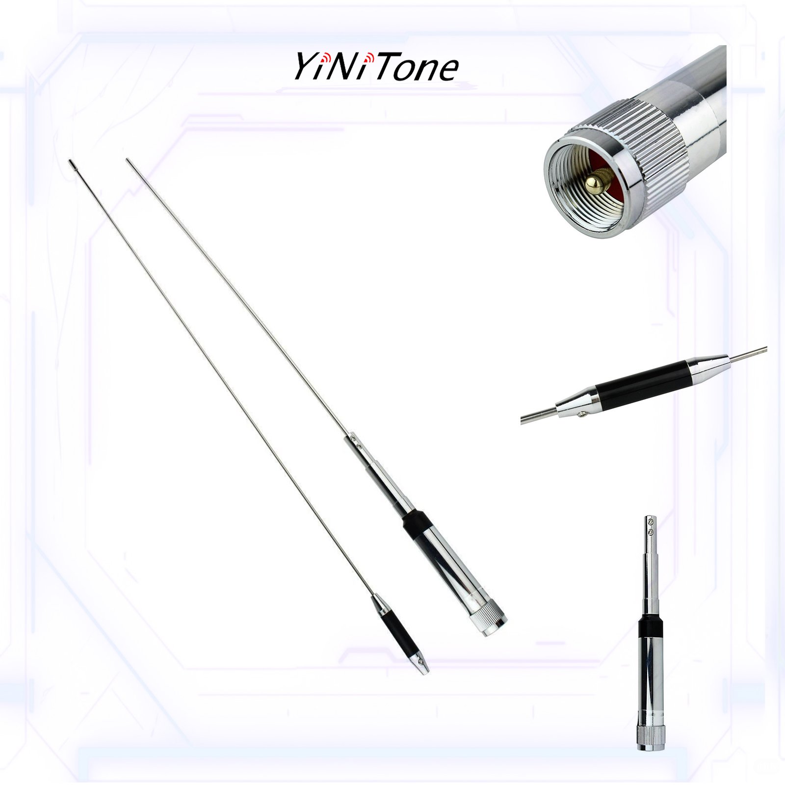 NL770R Antenna mounting kit with RB400/RB46 Mount Bracket and 5M RG58/SC316 Extension Cable For Car Radio Kenwood antenna set