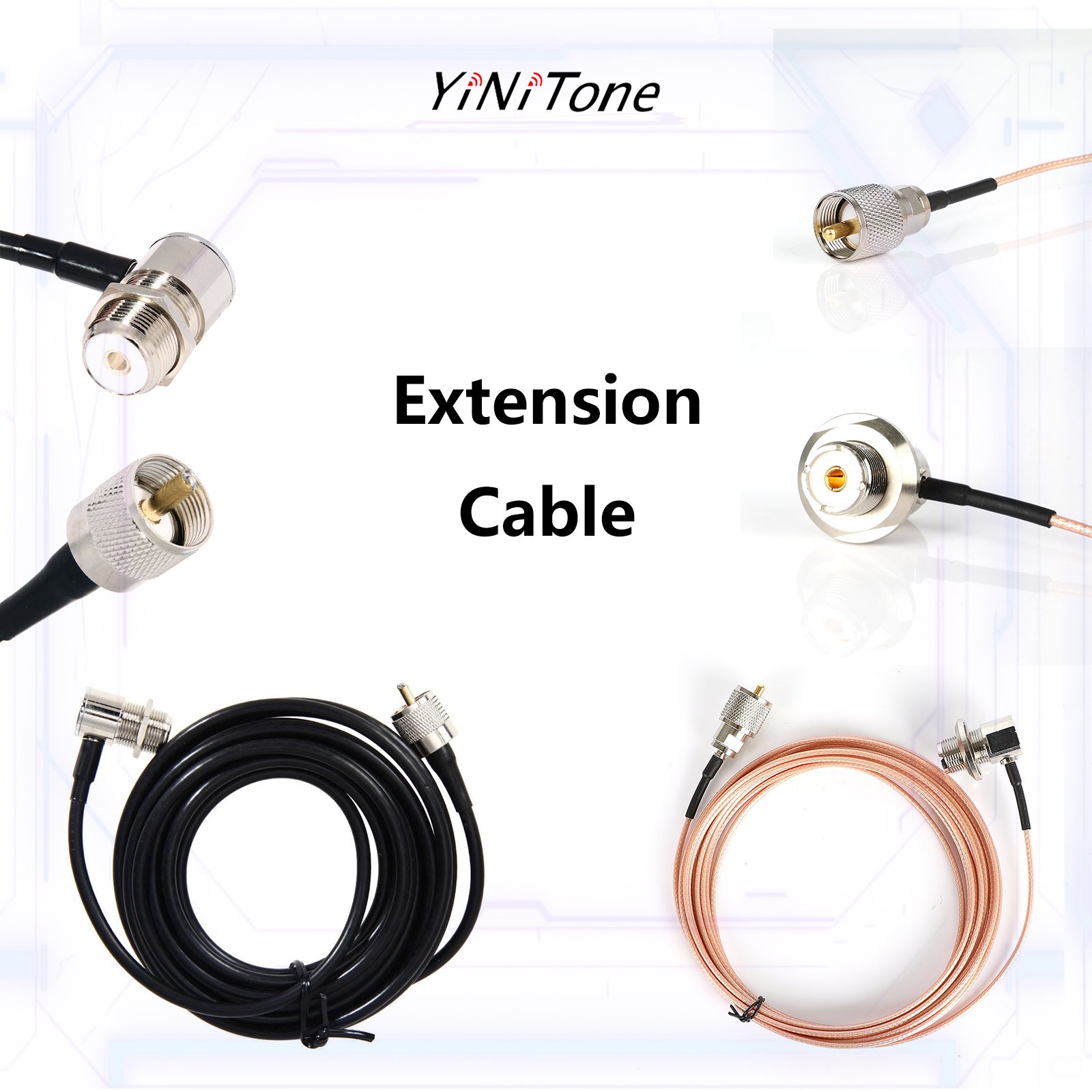 NL770R Antenna mounting kit with RB400/RB46 Mount Bracket and 5M RG58/SC316 Extension Cable For Car Radio Kenwood antenna set