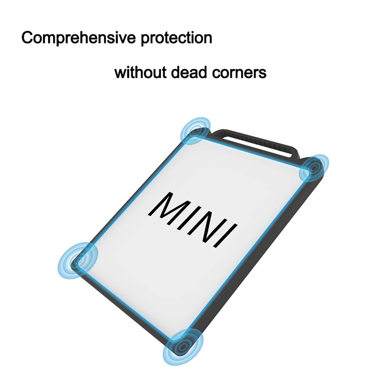 For StarLink Mini Silicone Protective Case with Carabiner Anti-Drop Scratch-Resistant Space-X Mini Full Coverage Protective Case