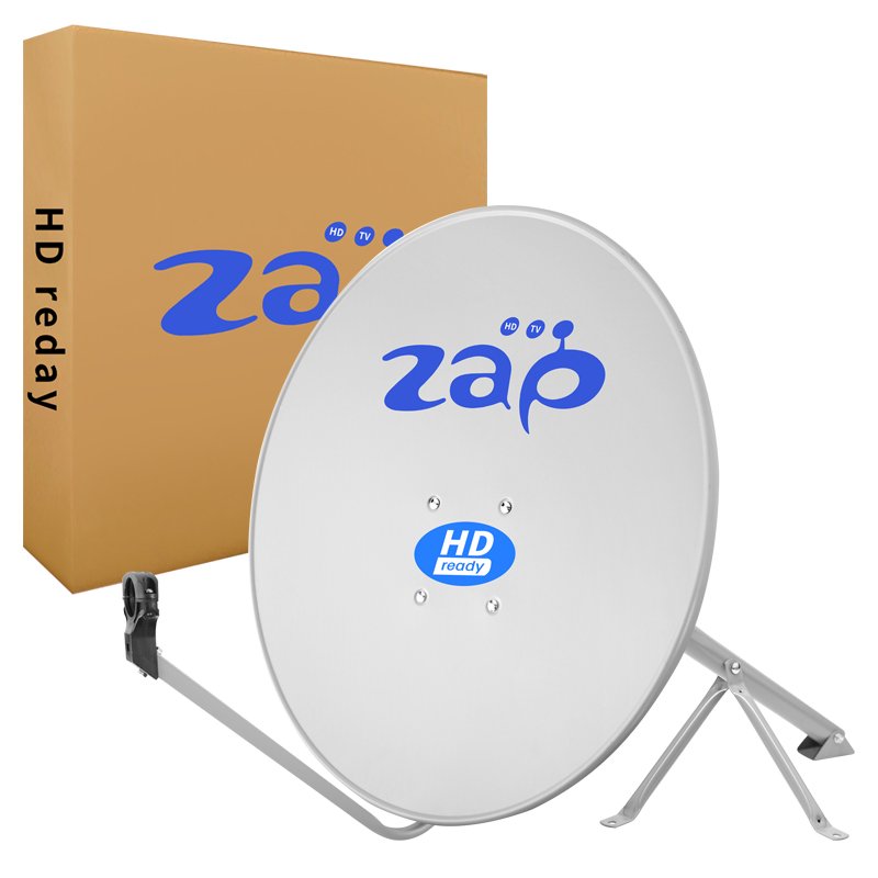 ZAP KU60 New Small Digital Portable Parabolic Satellite Tv Dish Antenna Design for Common Use Ku BAND 60CM