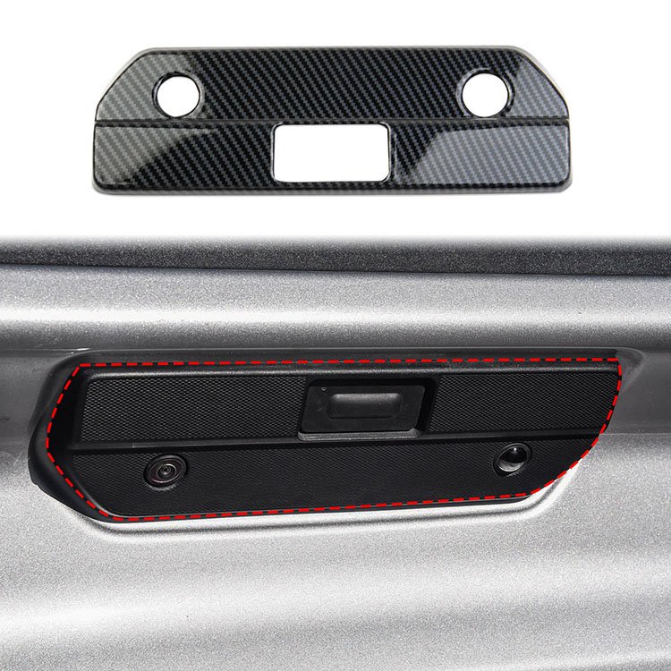 For 2022 Chevrolet silverado 2019 2020 2021 Car Exterior Decoration Carbon Fiber Kit Exterior Cover Trims Stickers